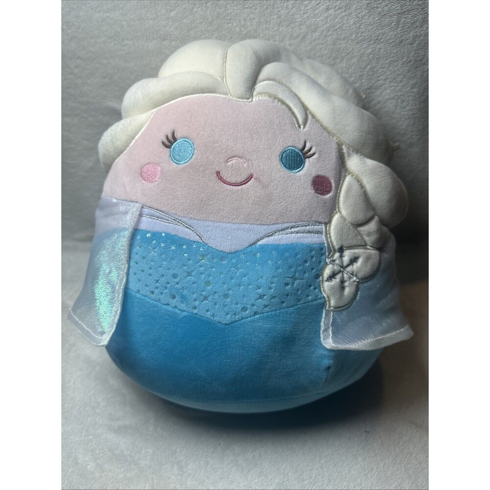Squishmallow Blue 10" inch Disney Frozen Queen Elsa Jazwares Kellytoy
